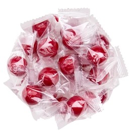 Bayside Candy Fire ballz Wrapped Bulk | Cinnamon Flavored Hard Candy - Individually Wrapped -Jawbreakers (1LB)