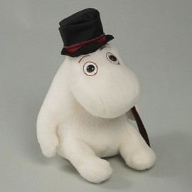 Moomin Bean Bag Plush Moomin Papa, Height Approx. 5.5 inches (14 cm)