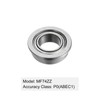 sourcing map MF74ZZ Flanged Ball Bearing, 4pcs 4x7x2.5mm Chrome Steel