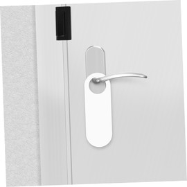 Operitacx 2 Sätze Sicherheitstürschloss Schlüssel Türschlösser Sicherheitstür-Verstärkungsschloss Türverstärkung Kindersichere Türschlösser tragbares Türschloss Legierung Schwarz