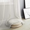 Juego de 2 cortinas transparentes beige de 63 pulgadas de