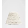 Lululemon Size S/M Cotton Crochet Bucket Hat, Light Ivory