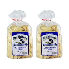 Mrs. Miller's Old Fashioned Egg Noodles, Wide 16 Ounce (Pack of 2)