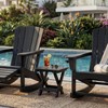 Folding Outdoor Side Table,Small HDPE Patio Table,All-Weather Compact Portable End