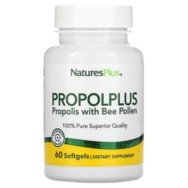 [해외직구] NaturesPlus 네이처스플러스 꿀벌 꽃가루 함유 프로폴리스 60소프트젤 [Nature's Plus] Propolis with Bee Pollen 60 Softgels