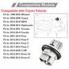 2 Pcs 90075-60028 Front Trun Signal Light Socket with 2-Pin