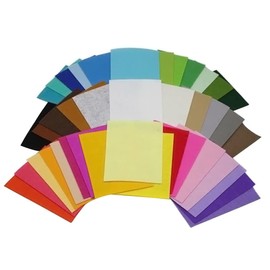 NUOBESTY 40pcs Non-Woven Fabric Polyester Felt Squares for Patchwork Sewing and DIY Crafts Easy to Cut and Use for Boys and Girls Projects