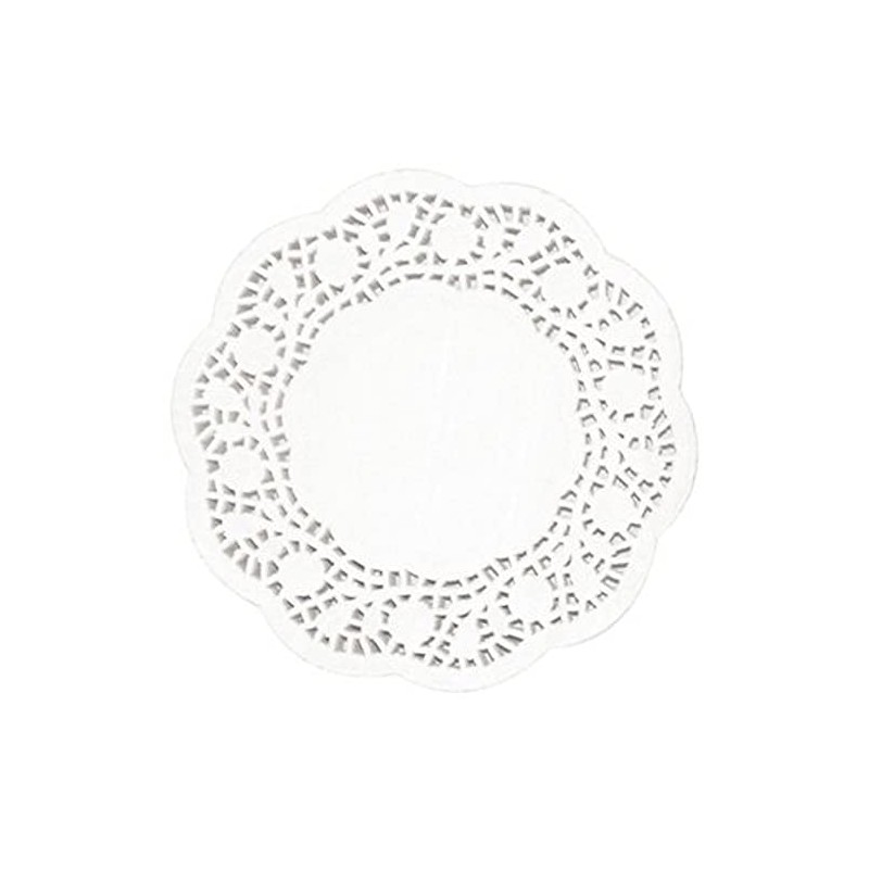 Stalwart CE990 Fiesta Paper Doily, Round, 4"