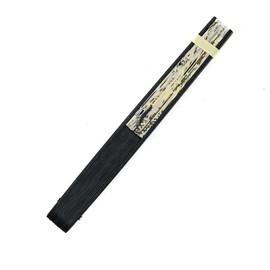 Men's7 Fan, Cotton, Kanji Fan, Black Bamboo F51, Kanji Sensu, Souvenir, Summer, Popular for Foreigners, Includes Case, Fireworks Festivals, Summer Festivals, Bon Dance, Festivals, Commutes, Always