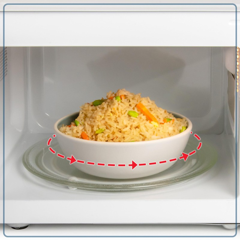 Nostalgia Retro 1000W Microwave Oven 1.1 Cu Ft Capacity –