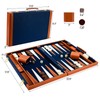Premium Backgammon Sets for Adults, 17.5 Inch Large Backgammon Board