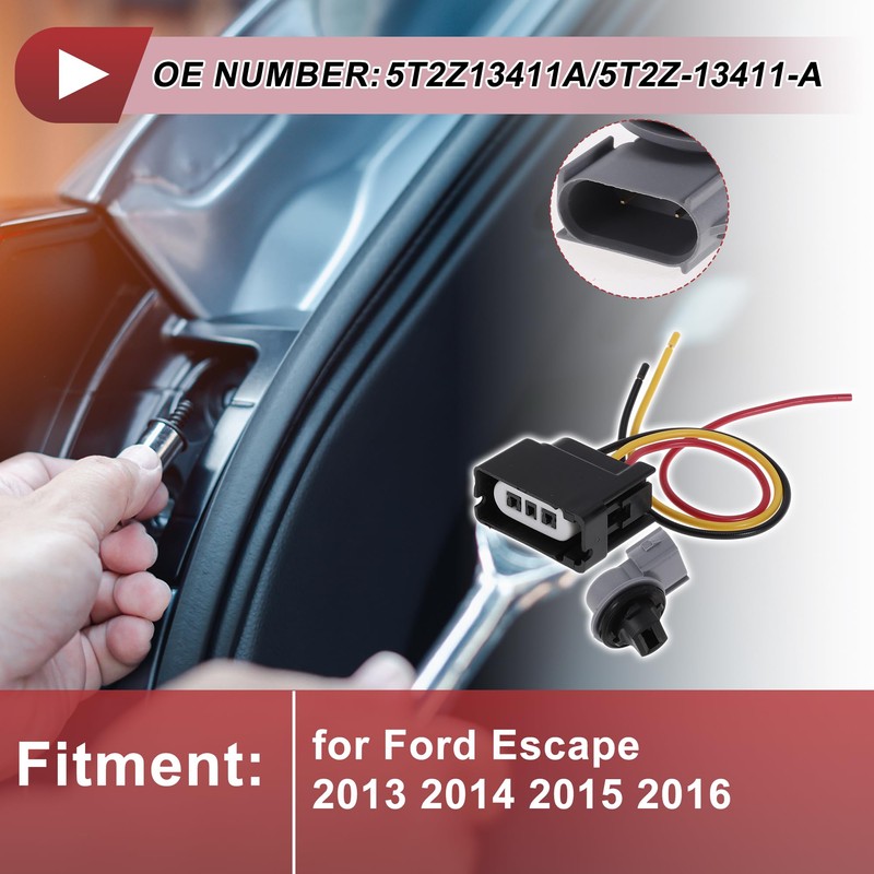 A ABSOPRO 1 Set Turn Signal Light Socket Wiring for