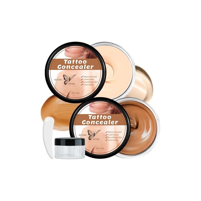 Professional Dual Colour Tattoo Concealer - Full coverage for acne