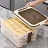 Ahathyw 4 Layers Dumplings Storage with Dumpling Maker & Spoon