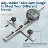 ALLmeter Digital Table Saw Gauge with Dial Indicator 0-1 Inch