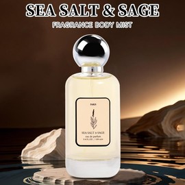 3.4 Fl Oz Eau De Parfum Spray for Women and Men - Long-Lasting Scent, with Sea Salt, Sage and Grapefruit, Perfect for Dating, Daily Life, Parties and Gift Giving
