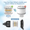 MakeFit Filtered Shower Head Matte Black- High Pressure Shower Head