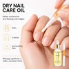 2pcs Cuticle Oil For Nails, 15ml Orange Nail Cuticle Oil