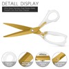 Uaugulft Acrylic Scissors Sharp Titanium Blades with Ergonomic ABS Handle