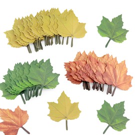 150pcs Maple Leaf Sticky Notes, Vibrant Colors Memo Pads for Office School Home, Decorative Sticky Notes Set, Cute Stationary Gift Idea