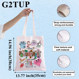 G2TUP Phlebotomist Canvas Tote Bag Phlebotomist Gift Phlebotomy Technician Shoulder Bag Phlebotomy Graduation Merch (Phlebotomist TG)