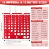 34 Bit Nut & Bolt Thread Checker, Thread Gauge Identifier