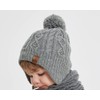 Moon Kitty - Gorros de invierno para niños y niñas,