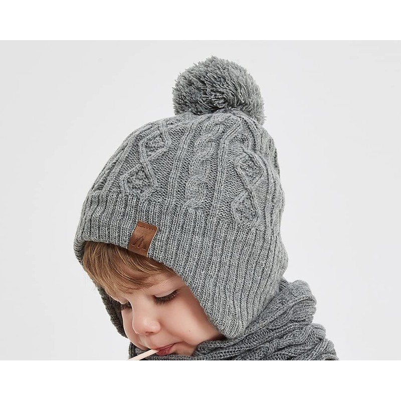 Moon Kitty - Gorros de invierno para niños y niñas,