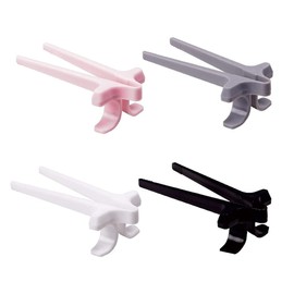 snactiv Pack of 4 Finger Sticks for Gamers, Snack Finger Chopsticks, Finger Chopsticks for Gaming Snack Chopsticks for Gamer Plastic Snack Food Tongs Clamps Lazy Aid Sticks (4 Colours)