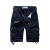 FOURSTEEDS Bermudas cargo de algodón de ajuste relajado casual con