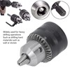 3 Jaw Drill Chuck 1/16‑1/2in with Tightening Key for Impact