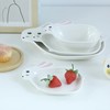 YBK Tech Cute Ceramic Rabbit Bowl for Easter or Daily