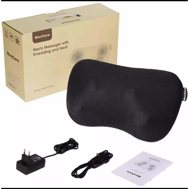 MaxKare Massager XKMP142A Neck w/Heat Kneading Massager NIB