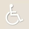 The Jinshop 4-Pack Premium Handicap Disability Decal Stickers - Enhance