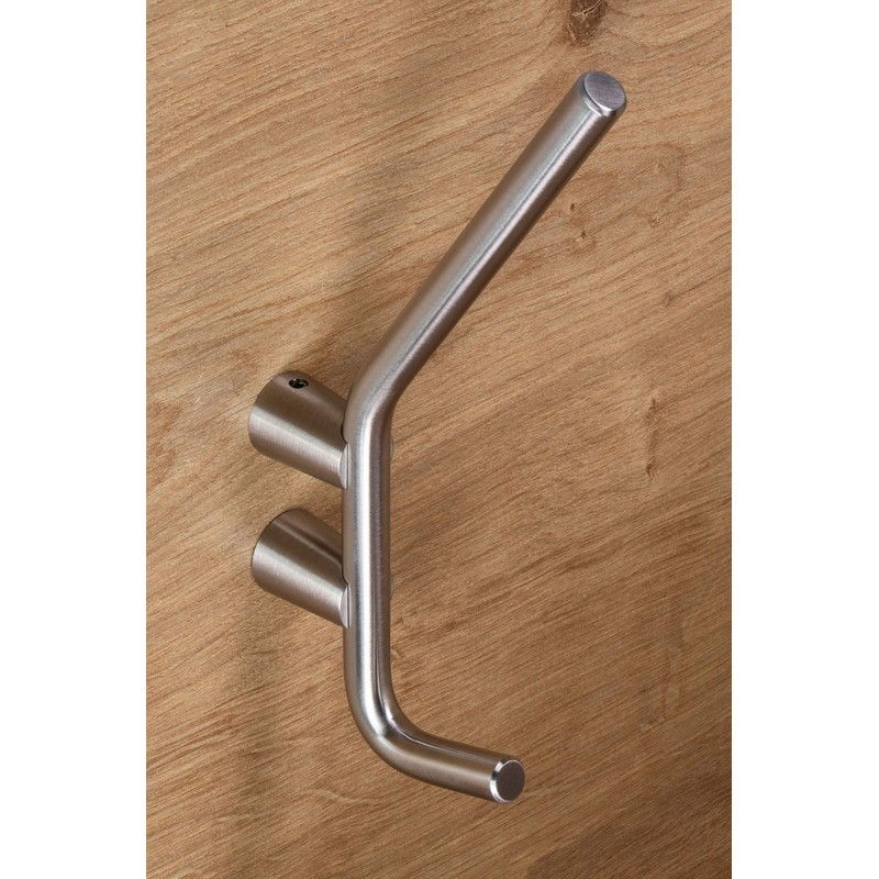 Gedotec Jupitar Coat Hook Stainless Steel Coat Hook Silver Matt