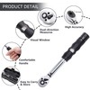 Flytuo 1/4 Inch Drive Click Torque Wrench Set, 2 to