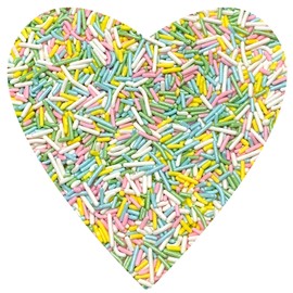 COOL MOM SPRINKLES Easter Sprinkles (4 oz.) – Themed Sprinkles for Decorating Easter Cakes, Cupcakes, Cookies & Desserts – Mixed in the USA/Gluten-Free (Easter Basket Jimmies)