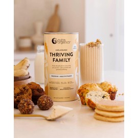 Nutra Organics Thriving Family Protein Unflavoured 450g | Family-Friendly Wholefood Multivitamin | for Healthy Gut & Easy Digestion (15 Serves)