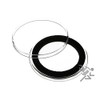 (50) Air-tite 36mm Black Ring Coin Holder Capsules for Canadian