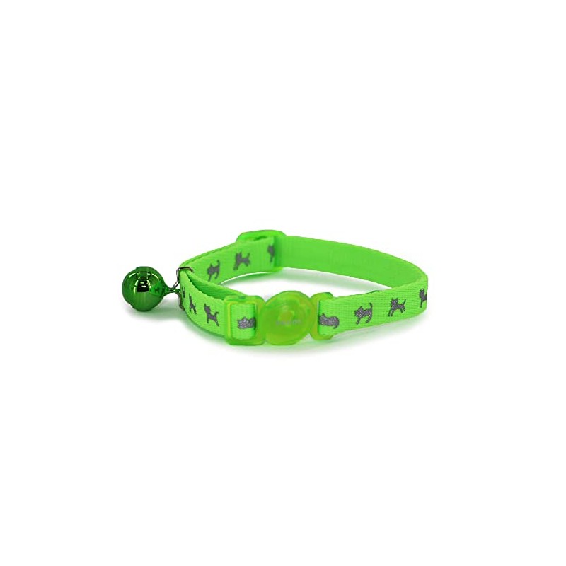 Ancol Hi-Vis Cat Collar Green