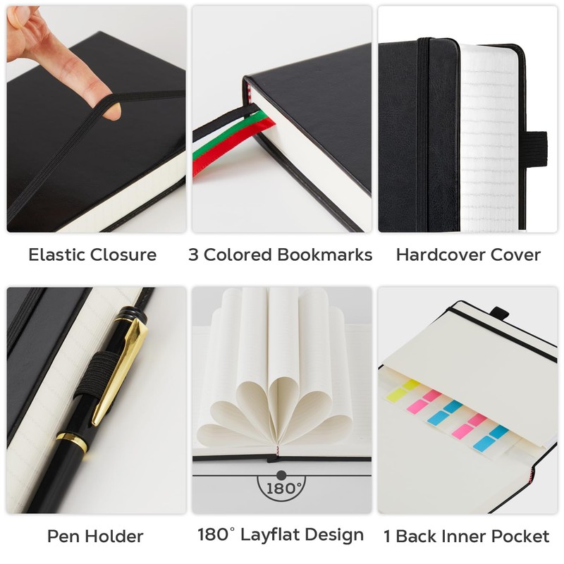 FOCUS DAY B5 Notebook/Diary for Adults, 320 Pages, Notepad, Journal,