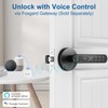 Foxgard Smart Fingerprint Door Lock:Fingerprint Door Knob-Biometric 5-in-1 Finger Print