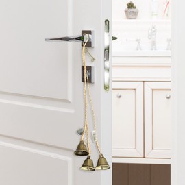 3PCS Witch Bells for Door knob for Protection Handmade Hanging Witch Craft Witchy for Wall,Home,Car Hanging Decor