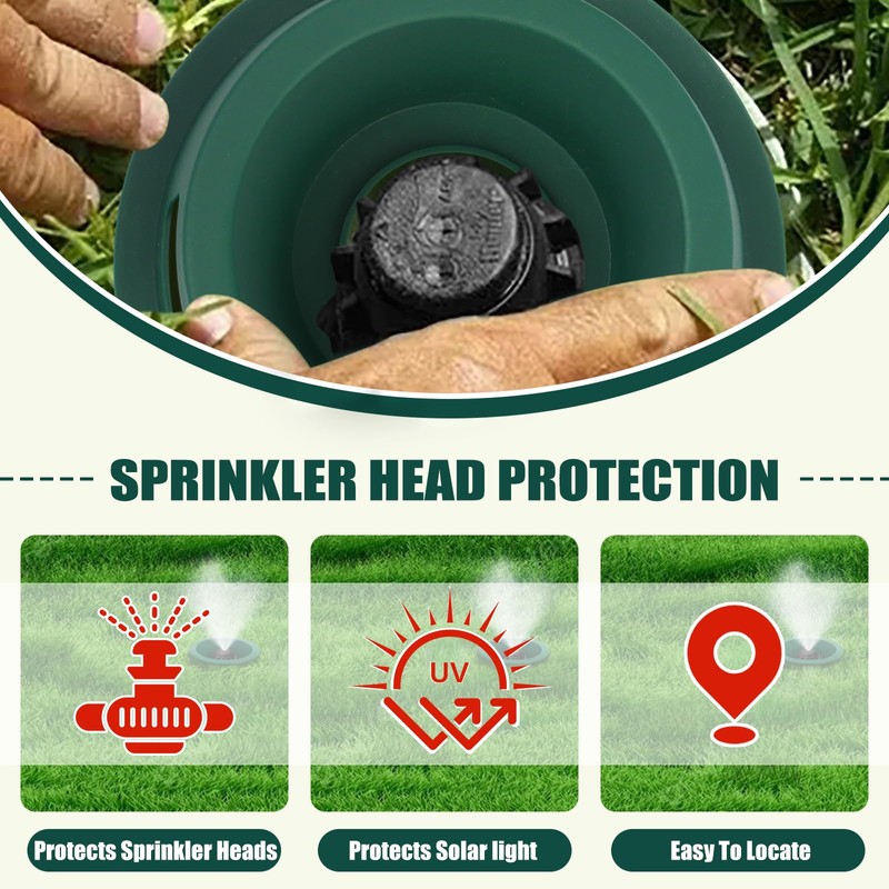 Outside Lawn Sprinkler Head Protector - 5 Pcs Sprinkler Guards