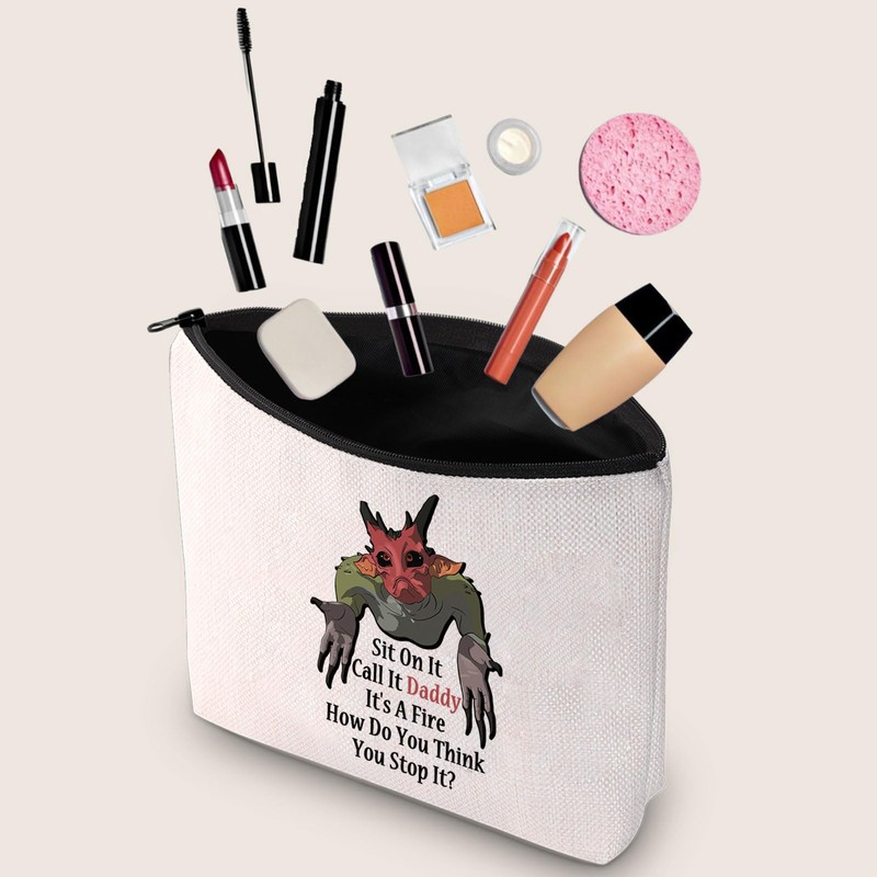 Funny BG3 Game Inspired Cosmetic Bag Sit On It and