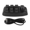 Mini Keypad 6 Keys 1 Knob Red Switch Mechanical Plug