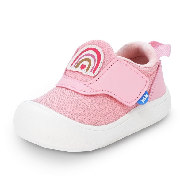 Jan & Jul Girls' Easy-On Toddler Shoes, Lightweight for First