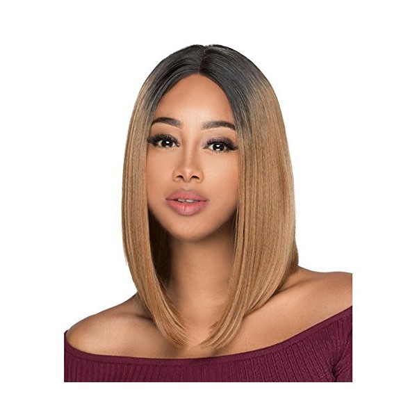 LH ROSE (B27) - THE WIG Brazilian Human Hair Blend Lace Front Wig
