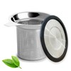 Tea Infuser, Extra Fine Mesh Tea Strainer with Silicone Lid,