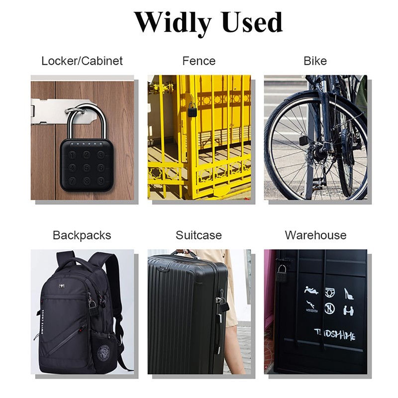 HIFAM Combination Lock for Locker, Smart Padlock, Gym Locker Lock